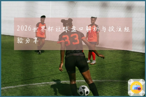 2026世界杯让球盘口解析与投注经验分享